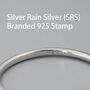 Sterling Silver Starburst Rhombus Kite Signet Ring, thumbnail 10 of 10