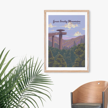 Great Smoky Mountains National Park Travel Poster Print, 4 of 8