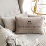 Personalised Velvet Grandparents Cushion, thumbnail 2 of 5