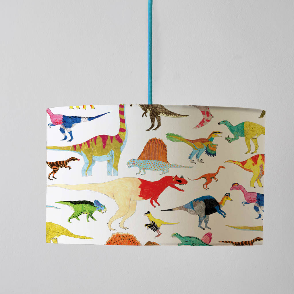 Dinosaur Lamp Shade Ceiling Fan Light Color Home Garden Lamps