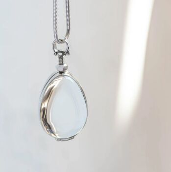 Christmas Photo Gift Teardrop Locket Necklace, 2 of 4