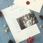 Christmas Letter Personalised Photo Keepsake, thumbnail 3 of 7