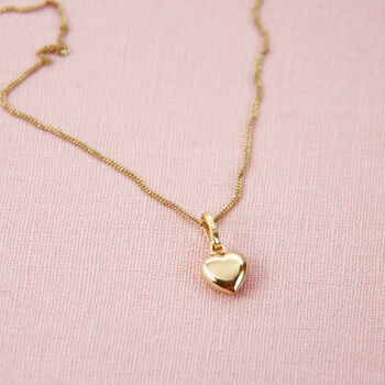 Gold And Diamond Love Heart Necklaces, 10 of 10