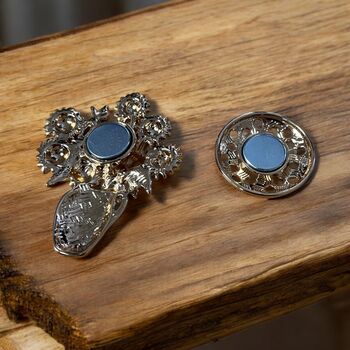 Van Gogh Sunflowers Magnetic Brooch, 3 of 4