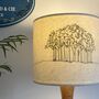 Nearly There Trees Embroidered Lampshade, thumbnail 1 of 5