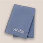 Personalised Fleece Blanket, China Blue, thumbnail 1 of 5