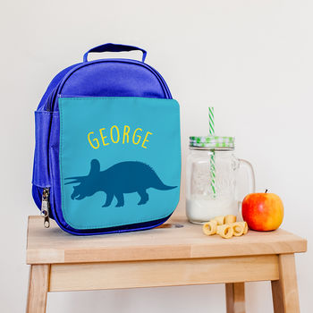 Personalised Insulated Dinosaur Lunch Bag, 3 of 12