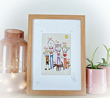 Personalised Family Picture Portrait Embroidery, 9 of 12