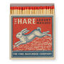 Vintage Inspired The Hare Luxury Matches, thumbnail 1 of 2