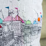 The Pier Printed Stitch Cushion Cover, thumbnail 3 of 4