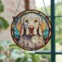 English Setter Stained Glass Effect Suncatcher, thumbnail 6 of 6