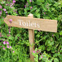 Country Lane Wooden Wedding Event Signs, thumbnail 5 of 9