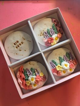 Personalised Wild Flower Biscuit Gift Box And Wild Flower Greetings Card, 4 of 8