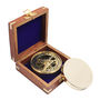 Personalised Signature Sundial Compass With Wooden Box, thumbnail 2 of 12