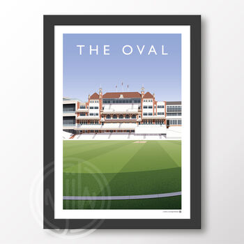 The Oval From The Boundary Cricket Poster, 6 of 6