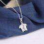 Personalised Sterling Silver Sea Turtle Necklace, thumbnail 5 of 9