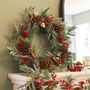 Luxury Traditional Red Berry Door Wreath, thumbnail 5 of 8