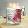 Personalised Merry Christmas Scented Candle, thumbnail 3 of 5