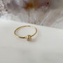 Delicate Rose Quartz Stacking Ring, thumbnail 5 of 10