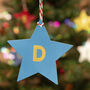 Set Of Four Leather Star Decorations/Gift Tags, thumbnail 3 of 7