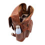 15 Inch Laptop Backpack In Distressed Brown Leather, thumbnail 6 of 10