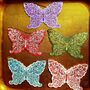 Ten Handprinted Paper Butterflies, thumbnail 2 of 5