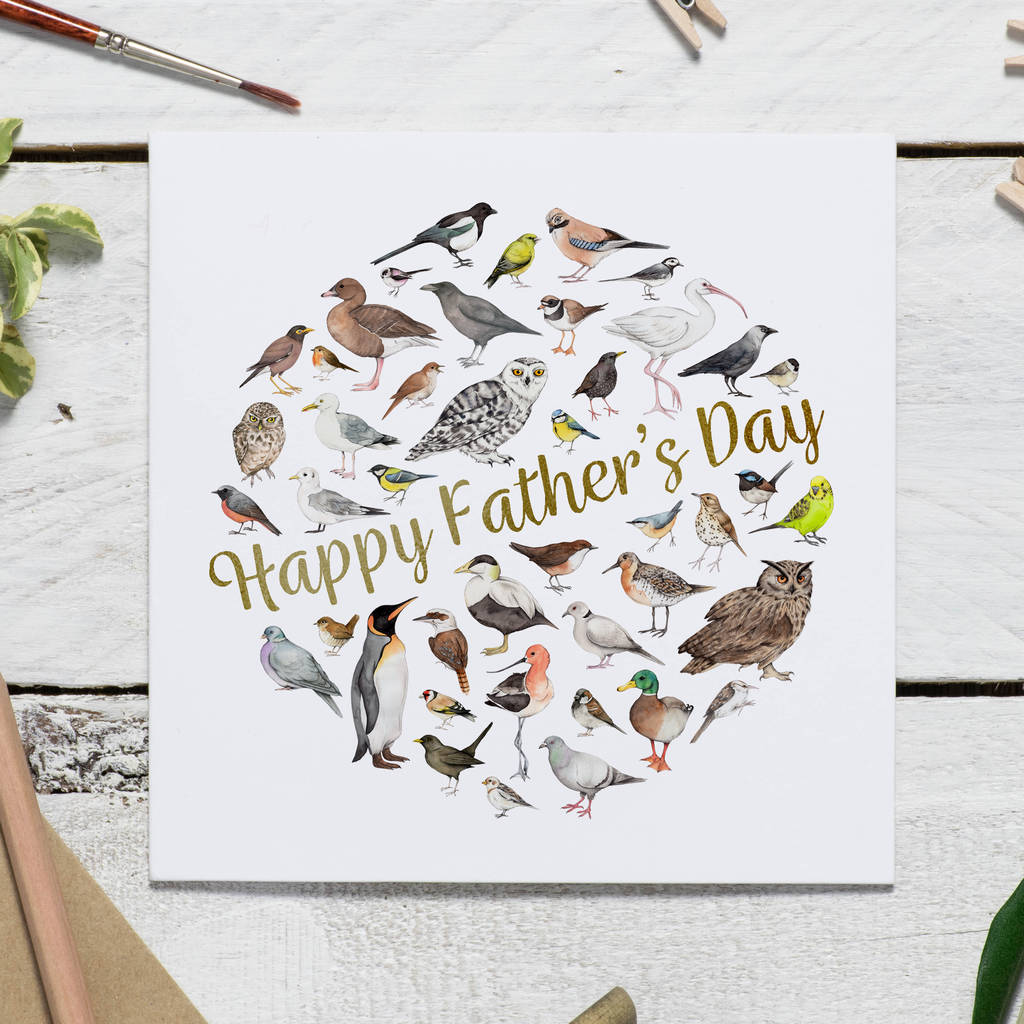 Happy Father's Day Granddad Bird Birdwatcher Birdwatchers Hallmark Greeting Card 