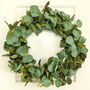 Faux Eucalyptus And Rose Leaf Door Wreath, thumbnail 6 of 6