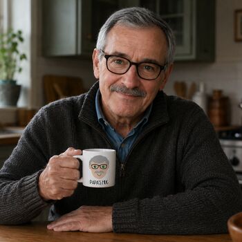 Personalised Gift For Grandad Face Mug, 3 of 9