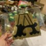 Gold Typography Wall Art 'Circus Letter A', thumbnail 8 of 9