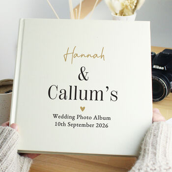 Black And Gold Wedding Album For Couple, 3 of 5