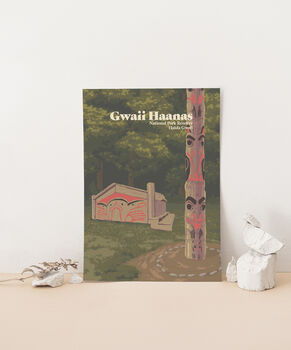 Gwaii Haanas National Park Canada Travel Poster Print, 2 of 8