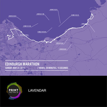 Personalised Edinburgh Marathon Poster, 6 of 12