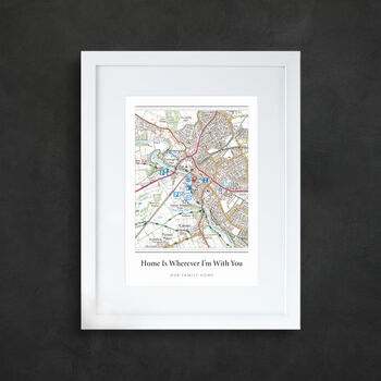 Personalised UK Map New Homeowner Print, 12 of 12