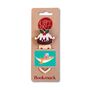 Christmas Pudding Wooden Bookmark, thumbnail 4 of 4