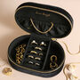 Starry Night Velvet Oval Jewellery Case, thumbnail 4 of 9