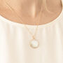 Personalised Mother Of Pearl Pendant Necklace, thumbnail 2 of 7