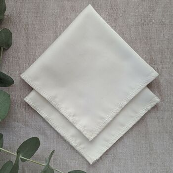 Organic Cotton Handkerchief Pair, 3 of 6
