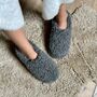 Ladies Pure Wool Fleece Slippers, thumbnail 2 of 6