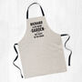 Personalised Linen Gardening Apron, thumbnail 4 of 5