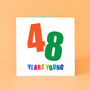Set Of Five Birthday Cards For Any Age, thumbnail 9 of 12