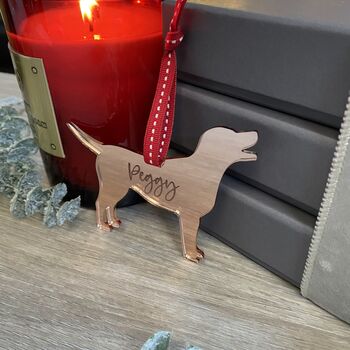 Personalised Dog Christmas Tree Decoration, 5 of 12