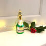 Hanging Glass Champagne Bottle, thumbnail 3 of 3
