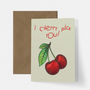 Cherry Pick Cute Valentines Card, thumbnail 2 of 2