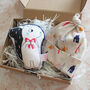 Baby Hat And Rattle Gift Set, thumbnail 4 of 12