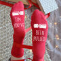 You've Been Pulled Personalised Christmas Cracker Socks, thumbnail 1 of 4