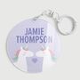 Personalised Unicorn Design Premium Kids Bag Tag, thumbnail 1 of 4