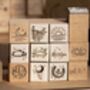 Moon And Celestial 16 Rubber Stamps Set, thumbnail 5 of 8