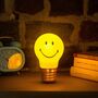 Smiley Cordless Glass Lightbulb, thumbnail 2 of 4