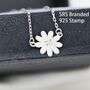 Tiny Daisy Pendant Necklace, thumbnail 6 of 10